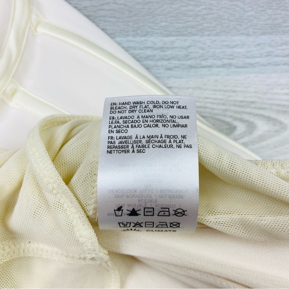 Reformation Rosetta Top Fior Di Latte Bustier Size 4 Sweetheart Neckline - Picture 14 of 16